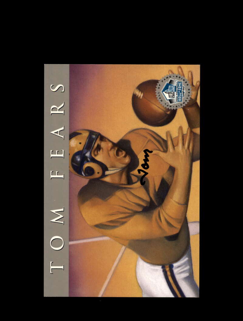 Tom Fears Signed 1998 HOF Signature Series Autograph