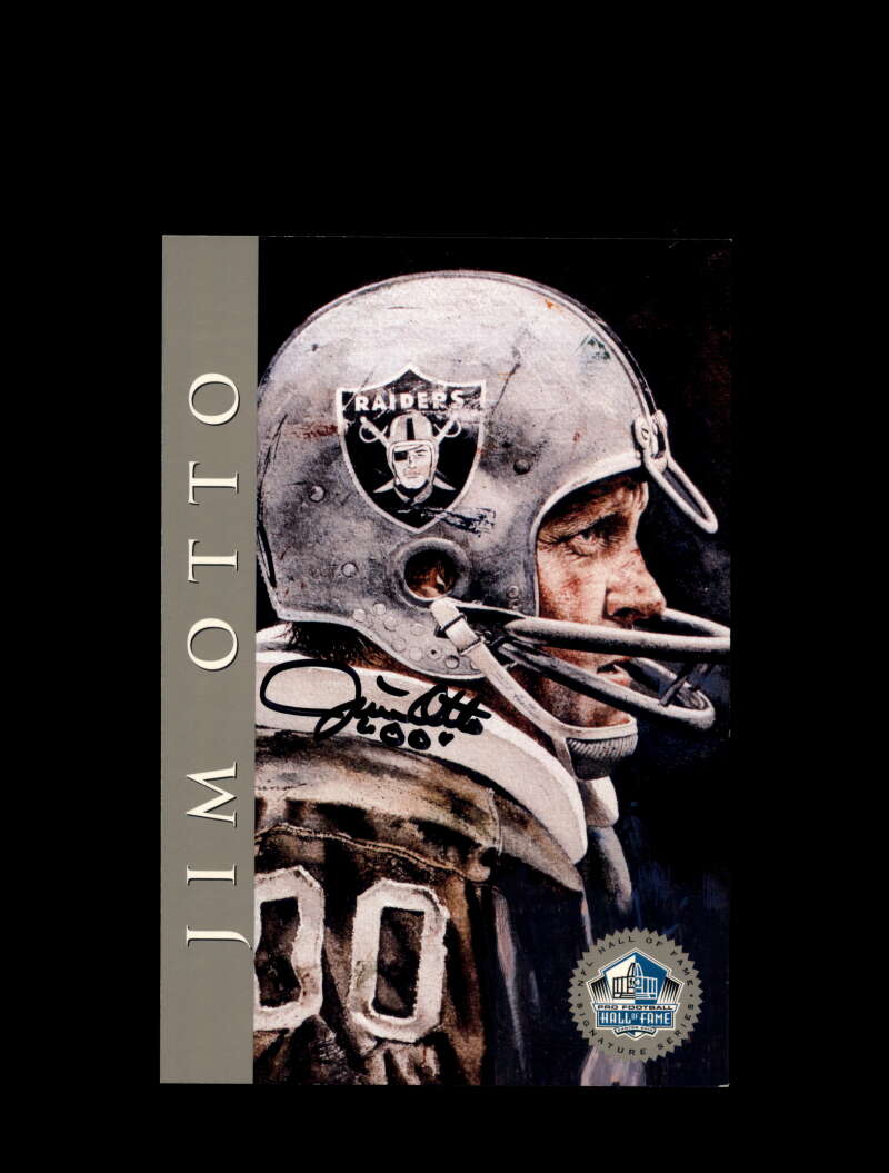 Jim Otto Signed 1998 HOF Signature Series Autograph