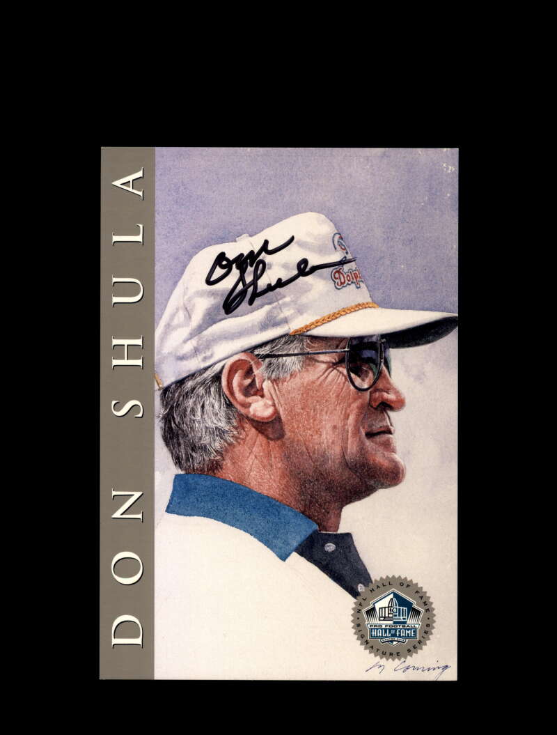 Don Shula Signed 1998 HOF Signature Series Autograph