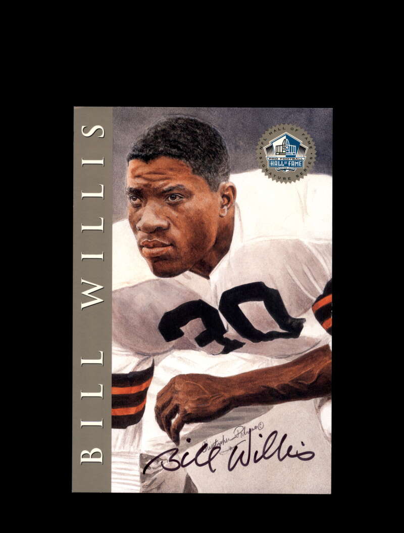 Bill Willis Signed 1998 HOF Signature Series Autograph