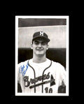 Bob Buhl Signed 4x6 Brace Photo Braves Autograph