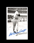 Del Crandall Signed 4x6 Brace Photo Braves Autograph