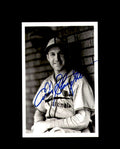 Enos Slaughter Signed 4x6 Brace Photo Cardinals Autograph