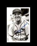 Terry Moore Signed 4x6 Brace Photo Cardinals Autograph