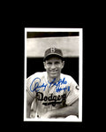 Andy Pafko Signed 3x5 Vintage Photo Dodgers Autograph
