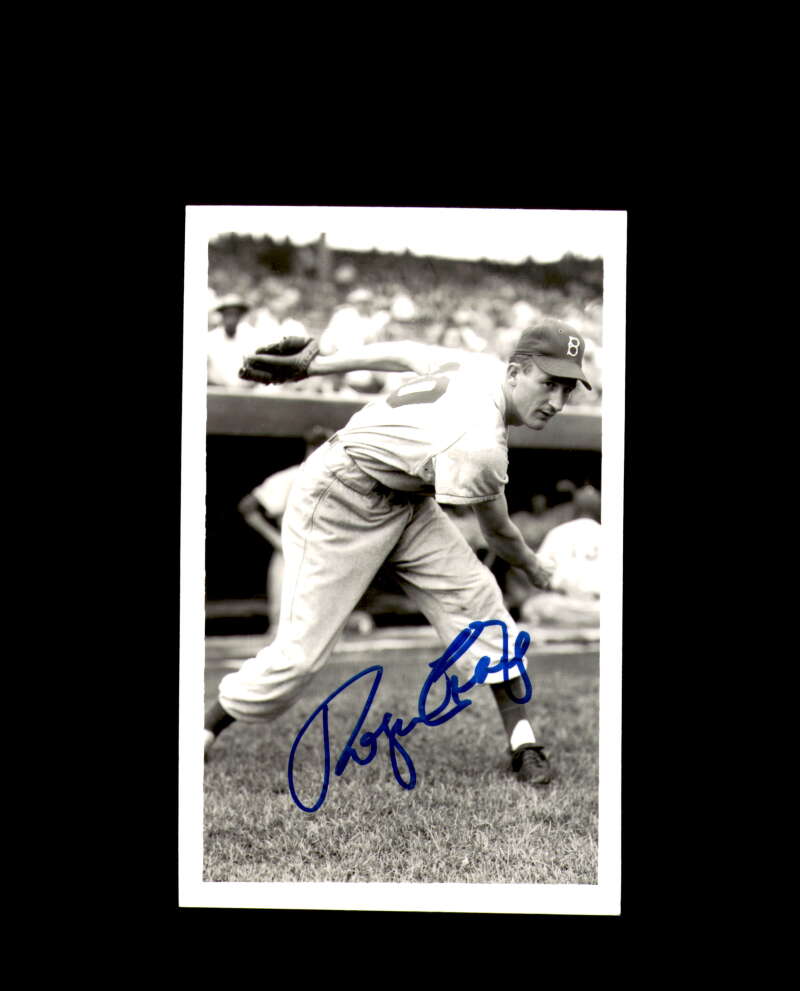 Roger Craig Signed 3x5 Brace Photo Dodgers Autograph