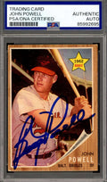 Boog Powell PSA DNA Signed 1962 Topps Rookie Autograph