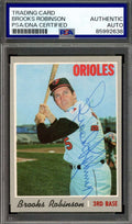 Brooks Robinson PSA DNA Vintage Signed 1970 Topps Autograph