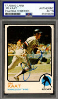 Jim Kaat PSA DNA Signed 1973 Topps Autograph Twins