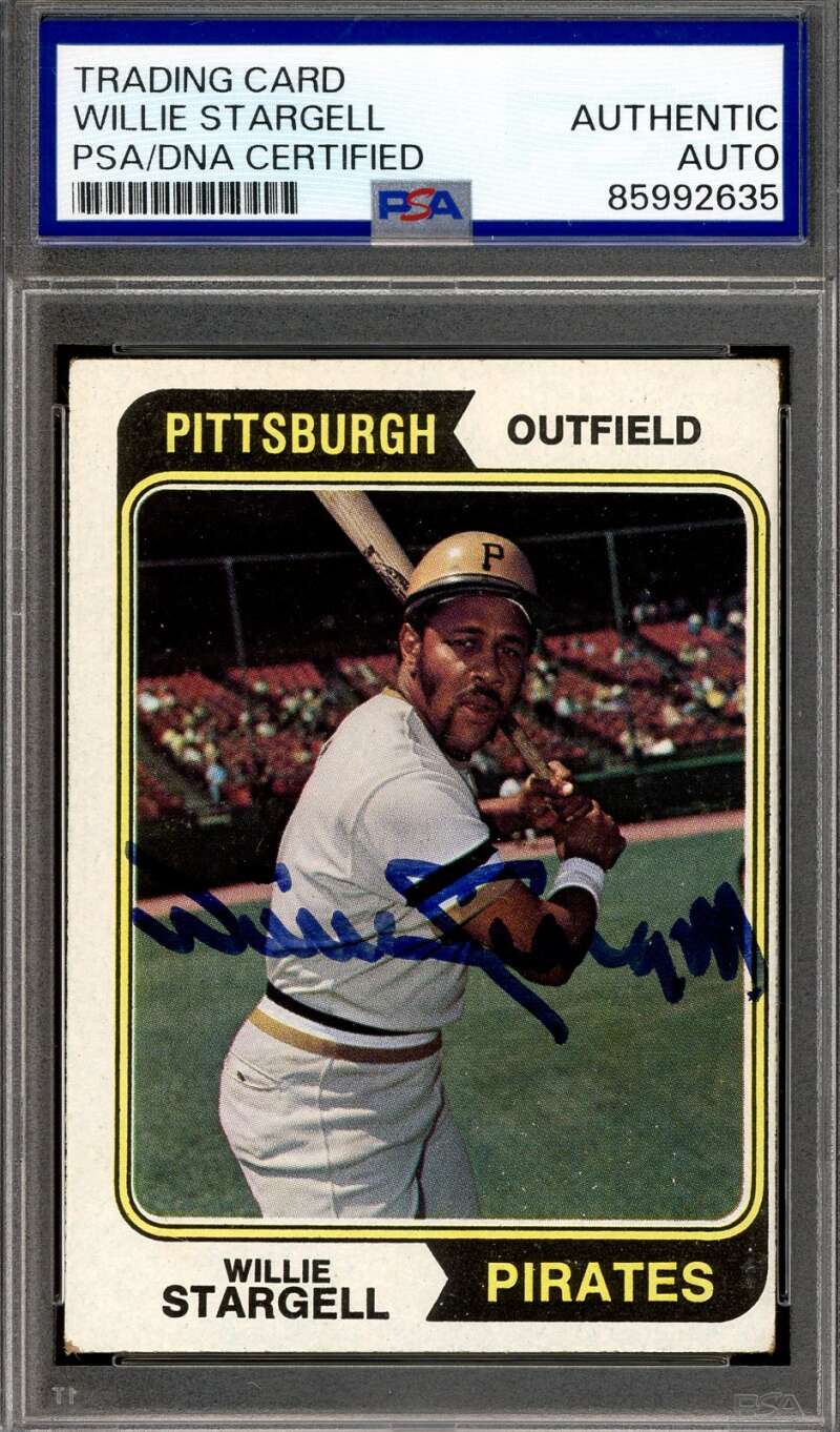 Willie Stargell PSA DNA Signed 1974 Topps Autograph