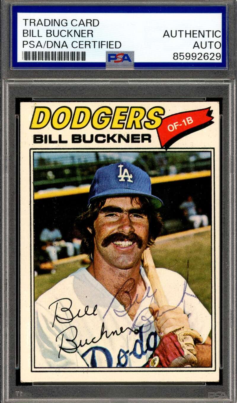Bill Buckner PSA DNA Signed 1977 Topps Autograph