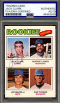 Jack Clark PSA DNA Vintage Signed 1977 Topps Rookie Autograph