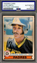 Ozzie Smith PSA DNA Vintage Signed 1979 O-Pee-Chee Rookie Autograph