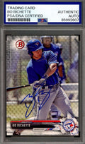 Bo Bichette PSA DNA Signed 2017 Bowman Rookie Autograph