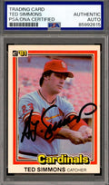 Ted Simmons PSA DNA Signed 1981 Donruss Autograph