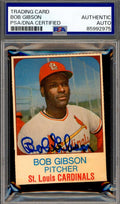 Bob Gibson PSA DNA Signed 1975 Hostess Autograph