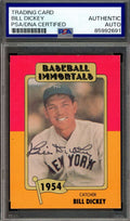 Bill Dickey PSA DNA Signed 1980-84 SSPC Immortals Autograph