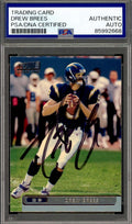 Drew Brees PSA DNA Signed 2001 Topps Stadium Club Autograph