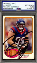 JJ Watt PSA DNA Signed 2013 Topps Autograph