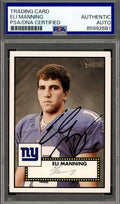 Eli Manning PSA DNA Signed 2006 Topps Heritage Autograph