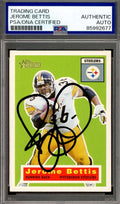 Jerome Bettis PSA DNA Signed 2001 Topps Heritage Autograph