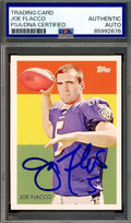 Joe Flacco PSA DNA Signed 2009 Topps Football Stars Autograph