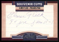 Elmer Flick Panini Coa Signed 2012 Panini Souvenir Cuts Autograph