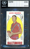 Jack Marin Beckett BAS Vintage Signed 1969 Topps Rookie Autograph