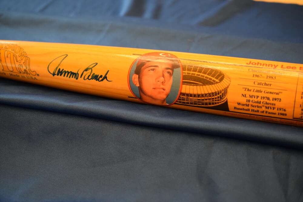 Johnny Bench JSA Coa Autograph Cooperstown Bat Signed