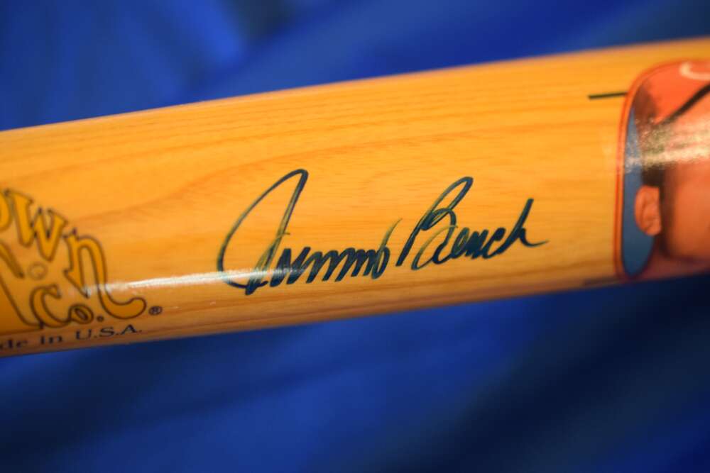 Johnny Bench JSA Coa Autograph Cooperstown Bat Signed