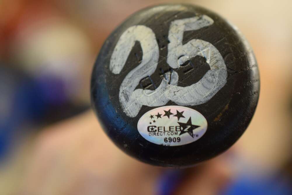 George Hendrick JSA Coa Autograph Game Used Bat Signed