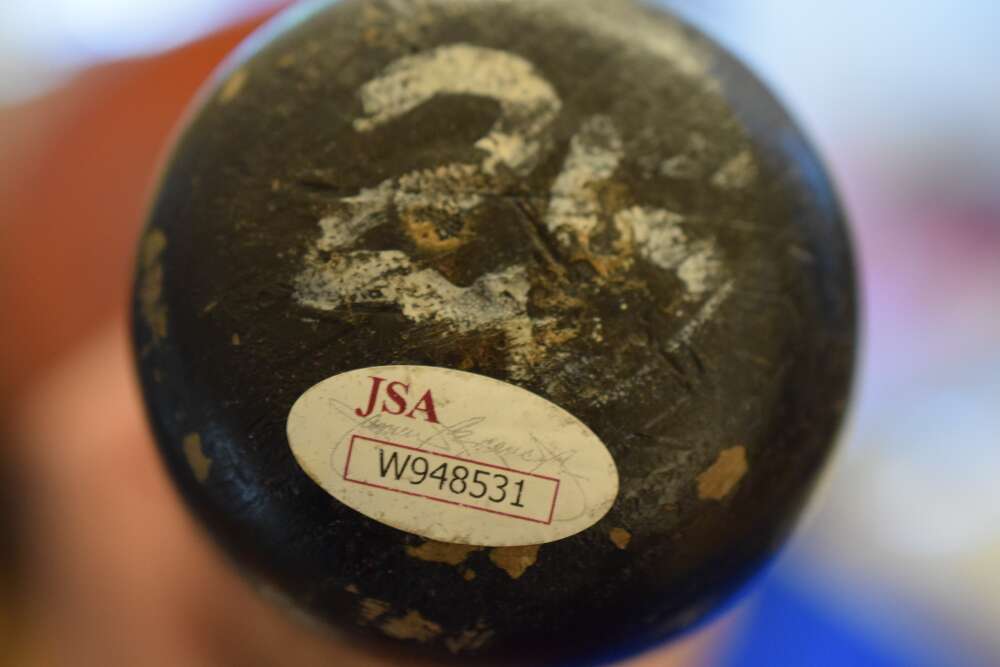 George Hendrick JSA Coa Autograph Game Used Bat Signed