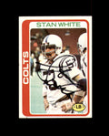 Stan White Signed 1978 Topps Baltimore Colts Autograph