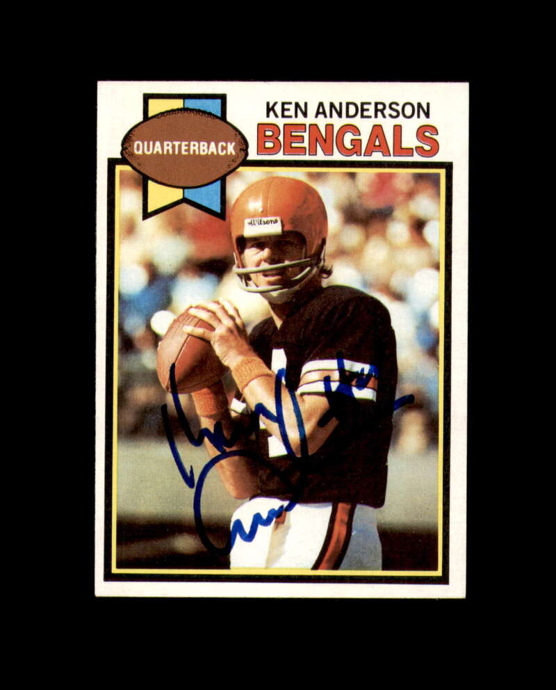Ken Anderson Signed 1979 Topps Cincinnati Bengals Autograph