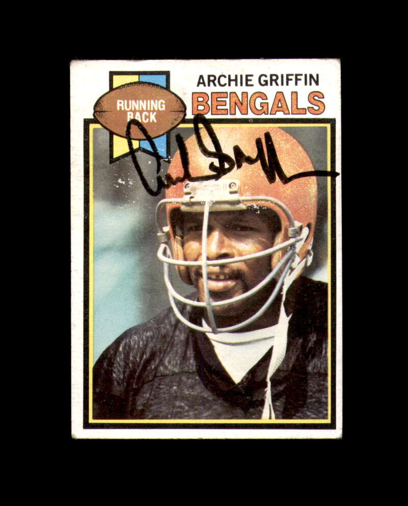 Archie Griffin Signed 1979 Topps Cincinnati Bengals Autograph