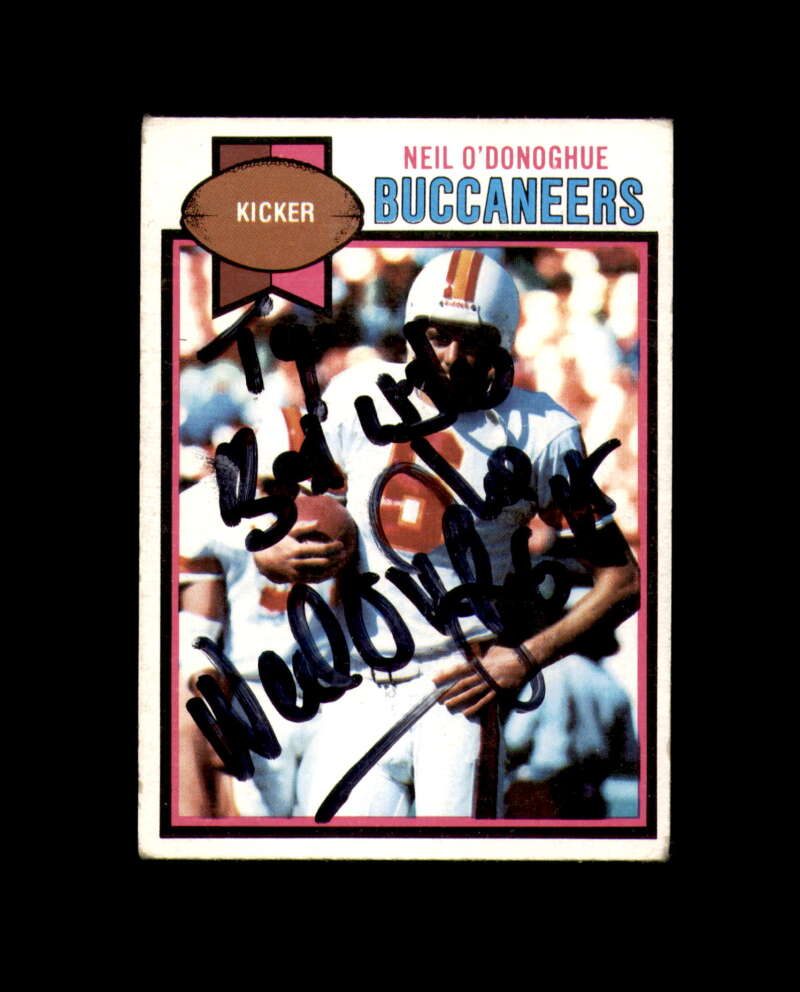 Neil O'Donoghue Signed 1979 Topps Tampa Bay Buccaneers Autograph