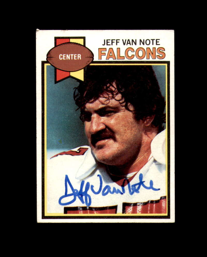 Jeff Van Note Signed 1979 Topps Atlanta Falcons Autograph