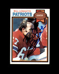Bill Lenkaitis Signed 1979 Topps New England Patriots Autograph