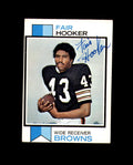Fair Hooker Signed 1973 Topps Cleveland Browns Autograph