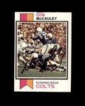 Don McCauley Signed 1973 Topps Baltimore Colts Autograph