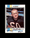 Tommy Nobis Signed 1973 Topps Atlanta Falcons Autographed