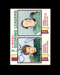 Chester Marcol Signed 1973 Topps 1972 Leaders Green Bay Packers Autograph