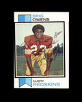 Brig Owens Signed 1973 Topps Washington Autograph