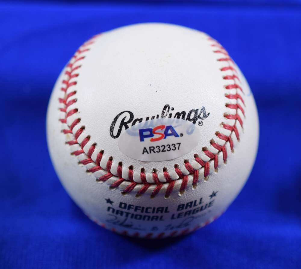 Willie McGee PSA DNA Autograph National League Signed Baseball ONL