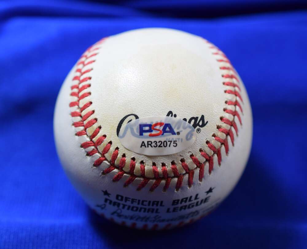 Eddie Mathews PSA DNA Autograph National League Signed Baseball ONL
