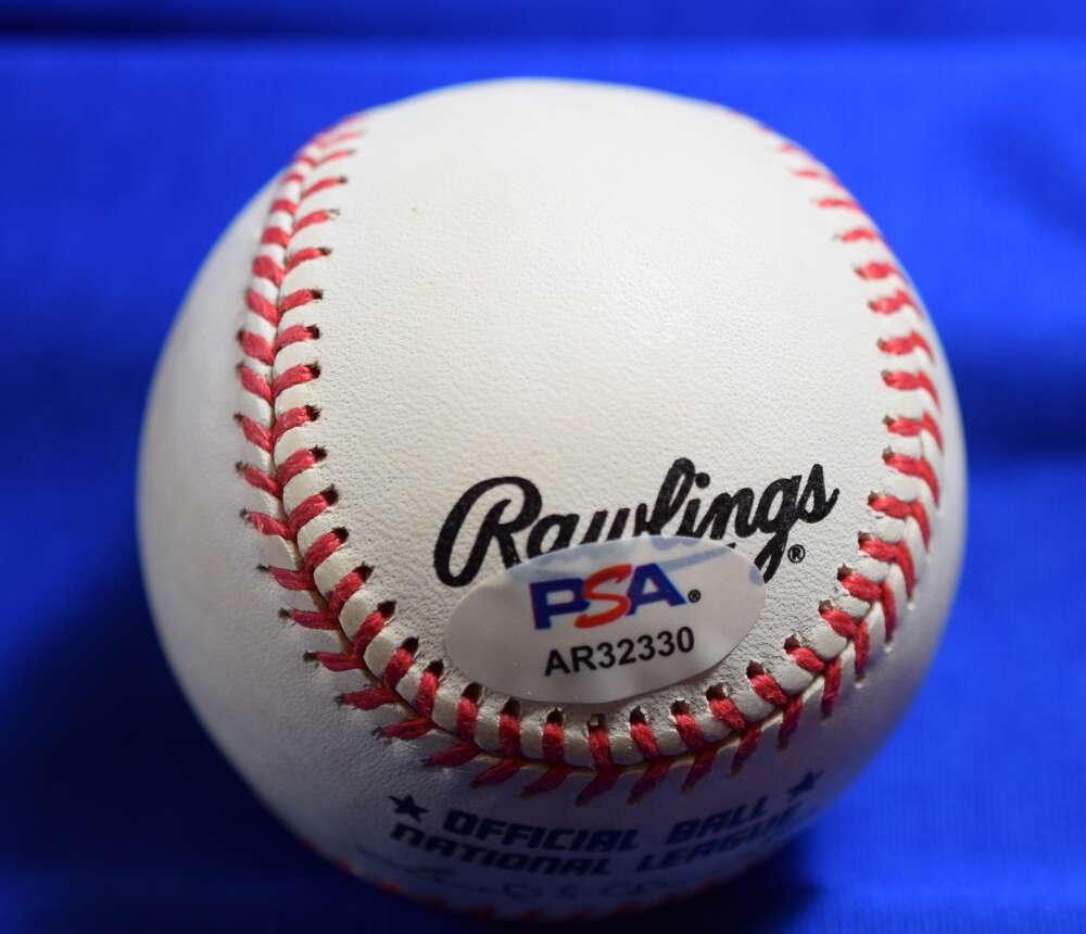 Kenny Lofton PSA DNA Autograph National League Signed Baseball ONL