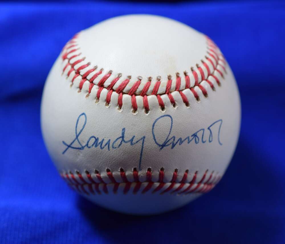 Sandy Amoros PSA DNA Autograph National League Signed Baseball ONL
