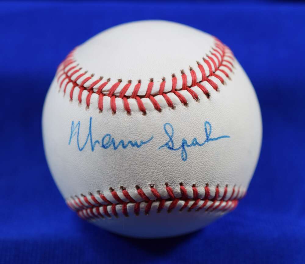 Warren Spahn PSA DNA Autograph National League Signed Baseball ONL