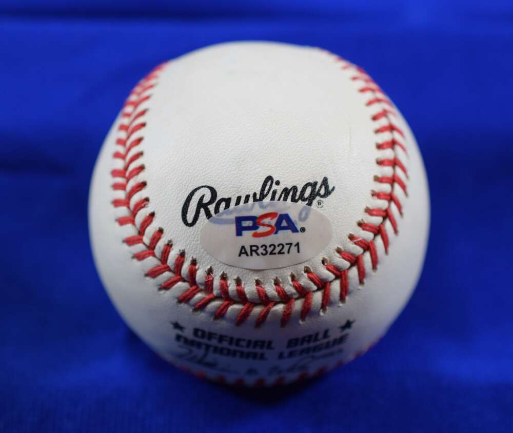 Warren Spahn PSA DNA Autograph National League Signed Baseball ONL