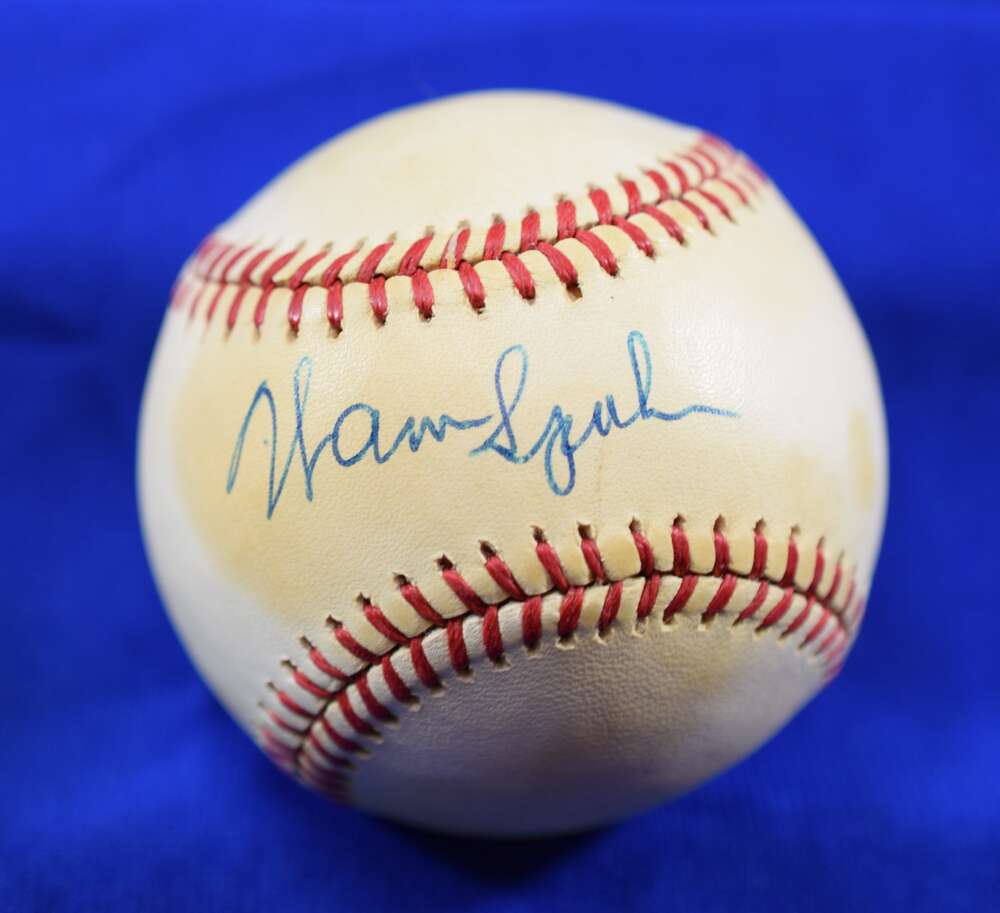 Warren Spahn PSA DNA Autographed National League Signed Baseball ONL